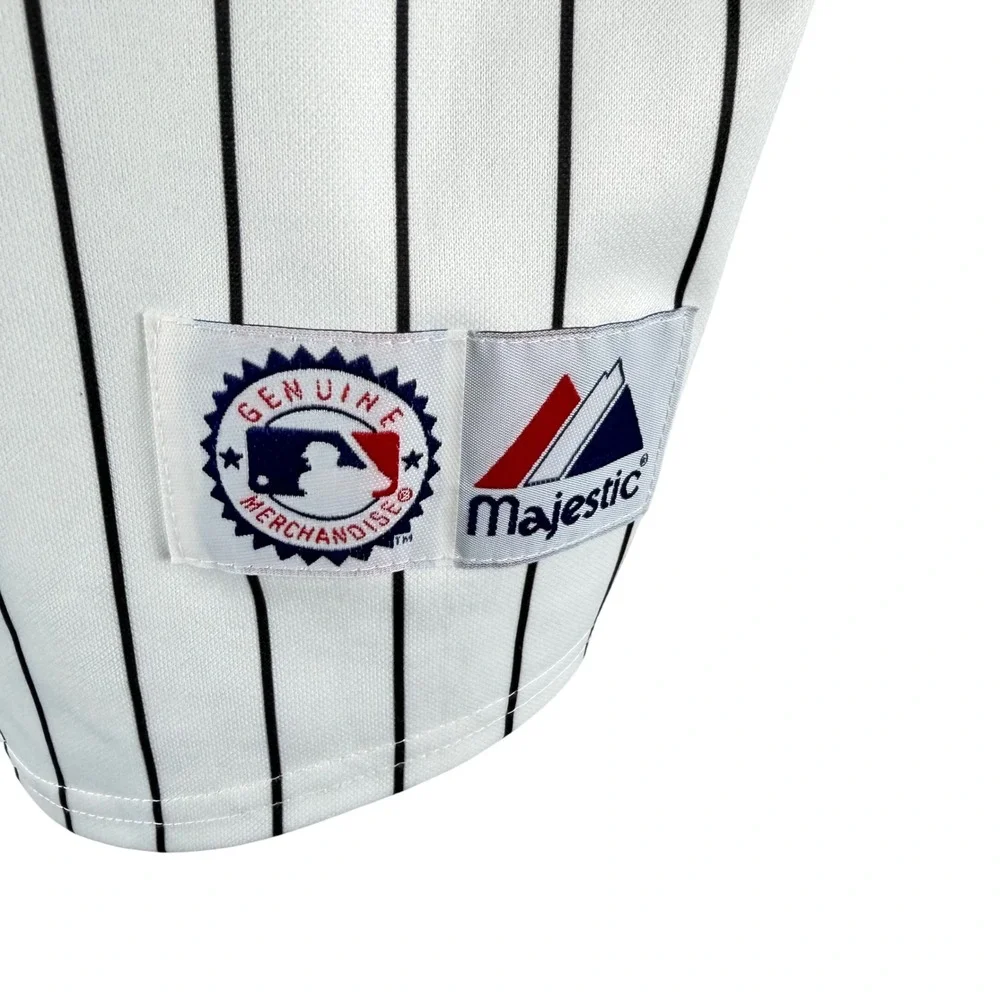 Houston Astros Roger Clemens #22 Pinstripe MLB On Field Jersey Mens XL Majestic